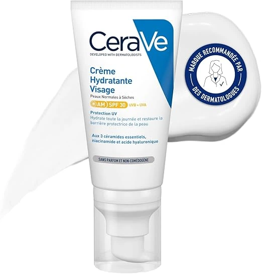 CeraVe - Crème Hydratante Visage SPF30