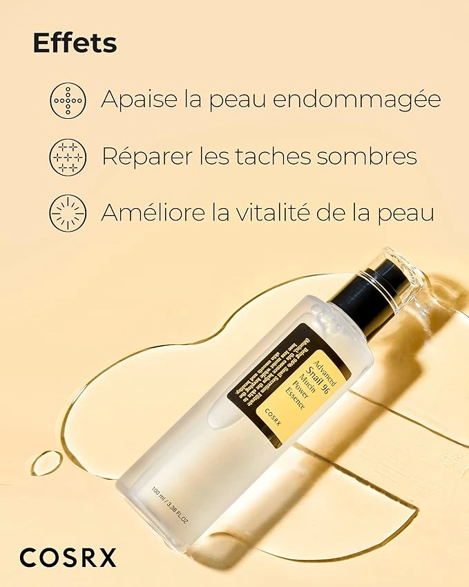COSRX Snail Mucin 96% – Sérum Hydratant & Éclat Instantané