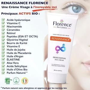 Florence - Crème Hydratante Bio Jour & Nuit