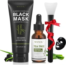 Masque Peel-Off au Charbon - Élimination des Points Noirs