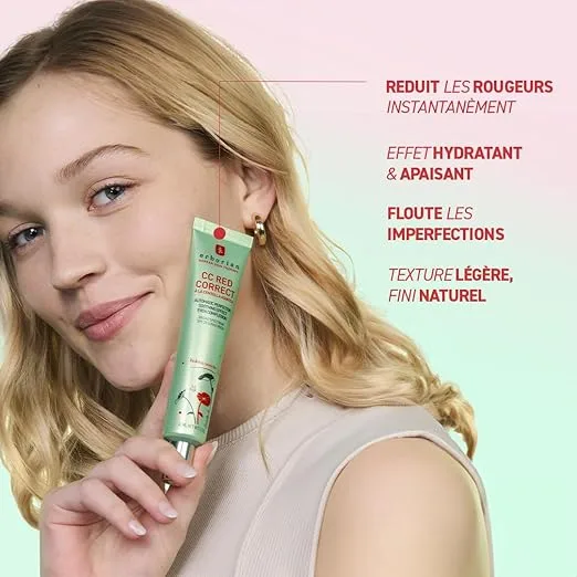 Erborian CC Red Correct - Crème Teintée Anti-Rougeurs SPF 25