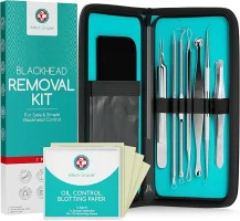 Kit d’Extraction de Points Noirs : 7 Outils en acier Inoxydable