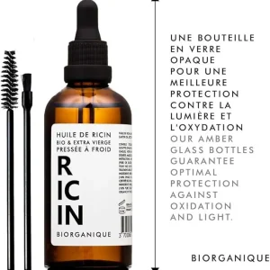 Huile de Ricin 100 % Bio, Pure & Naturelle