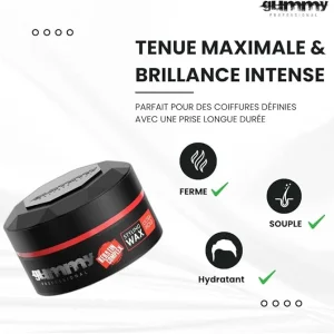 FONEX GUMMY – Cire Coiffante Ultra Hold - Effet Ultra Fort
