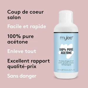 Mylee – Acétone 100% Pure - Dissolvant Vernis à Ongles