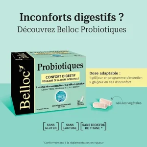 Belloc Probiotiques – Confort Digestif