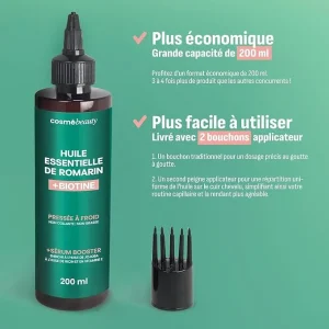 COSME BEAUTY – Huile de Romarin + Biotine