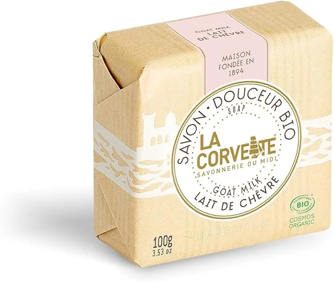 La Corvette – Savon Douceur Bio au Lait de Chèvre