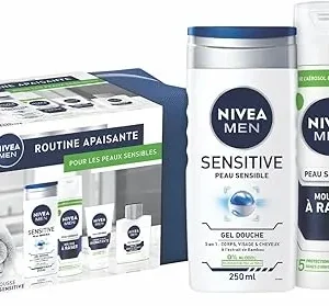NIVEA MEN – Trousse Sensitive Routine Visage et Corps