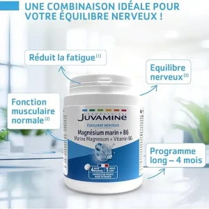 Juvamine – Magnésium Marin 300mg + Vitamine B6