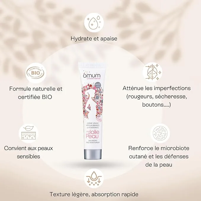 OMUM – Ma Jolie Peau - Crème Visage Rééquilibrante