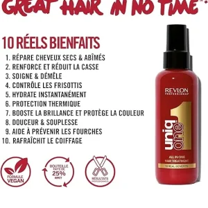 Revlon Professional UniqOne – Masque Cheveux en Spray 10 en 1