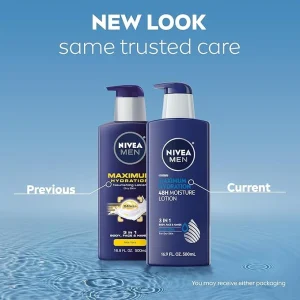 NIVEA MEN – Maximum Hydration 3-in-1 Nourishing Lotion