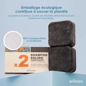 Enooso – Shampoing Solide Bio pour Cheveux Gras
