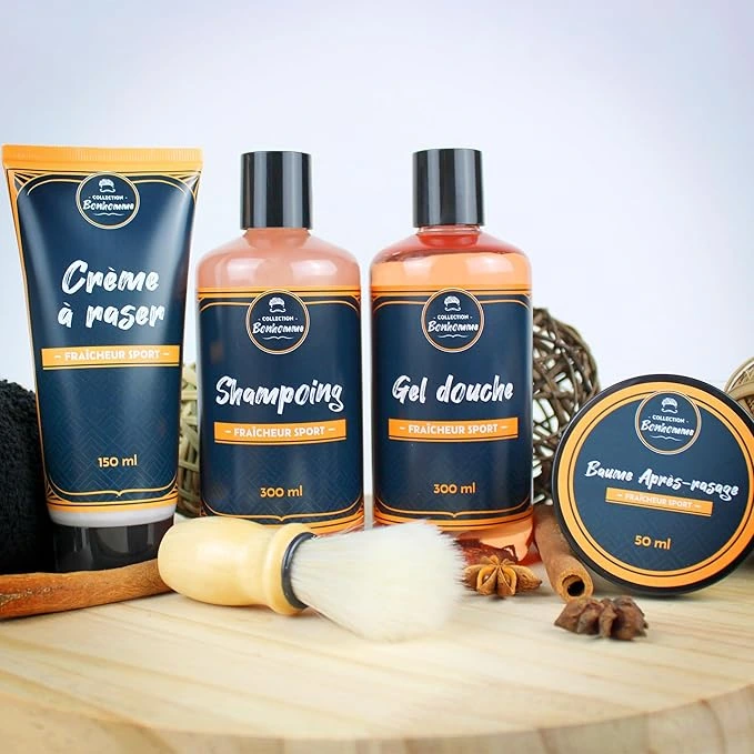 Coffret Homme Douche – Kit Complet Soin Corps & Visage