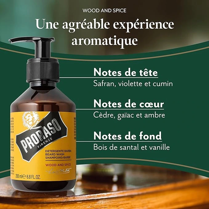 Proraso – Shampoing Barbe | Nettoyant et Adoucissant
