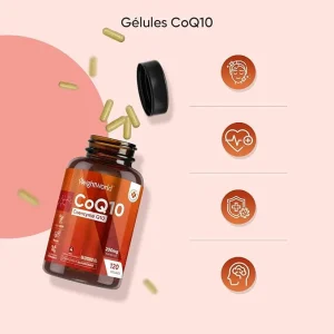 Coenzyme Q10 200mg – 120 Gélules Végétales