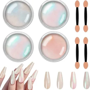 Allstarry – Poudre Chrome Ongle - 4 Couleurs