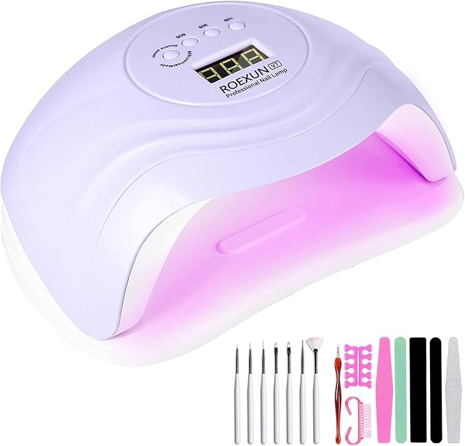 Lampe UV Sèche Ongles - 168W Portable