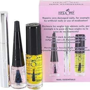 Herome – 3-en-1 Nail Essentials Kit -Soin Réparateur Ongles