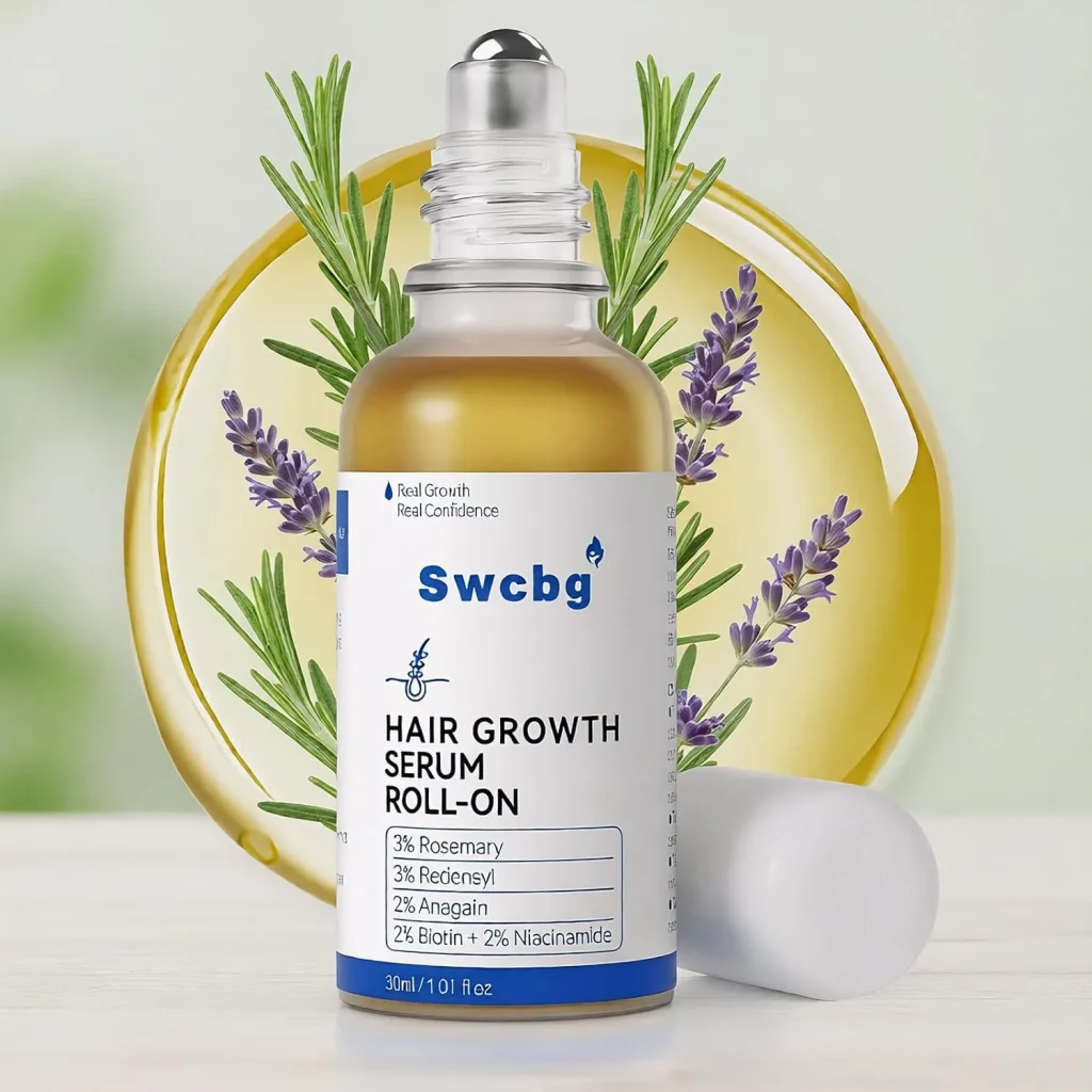 Hair Serum Roll-On with Biotin & Niacinamide