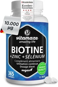 Gélules de Biotine pour cheveux