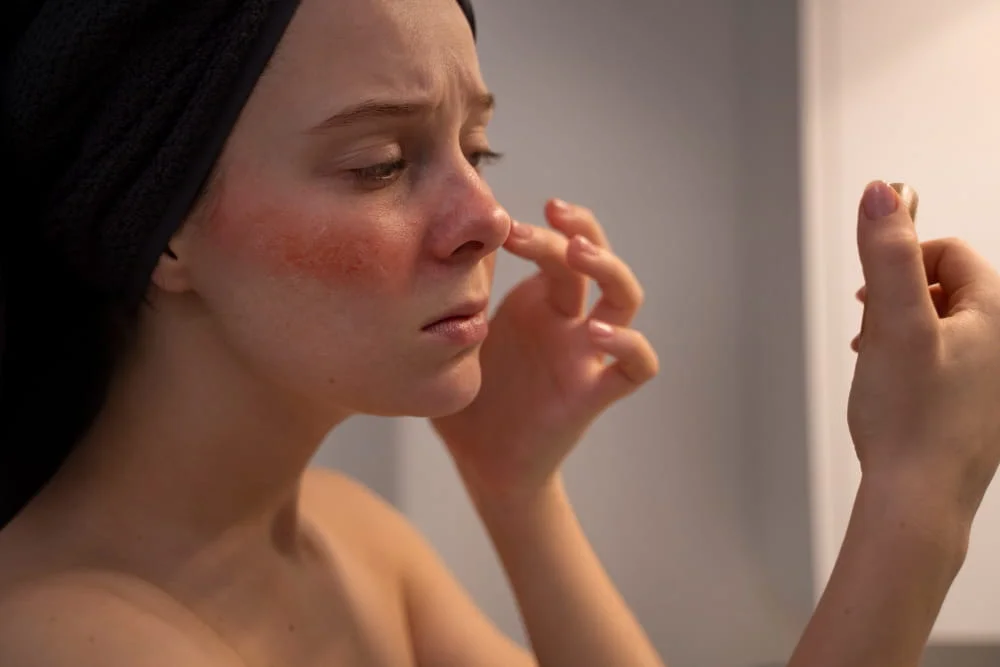 Pourquoi votre peau chauffe après votre routine skincare ?